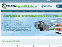 Tablet Screenshot of falconhybrid.com